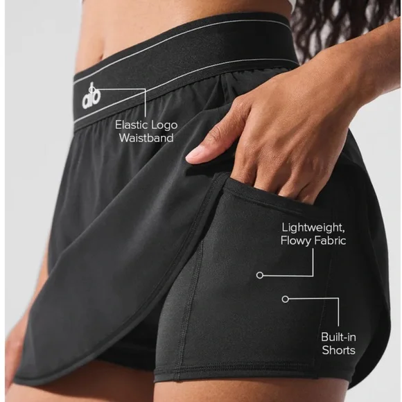 ALO Yoga Match Point Tennis Skirt - Picture 2 of 8